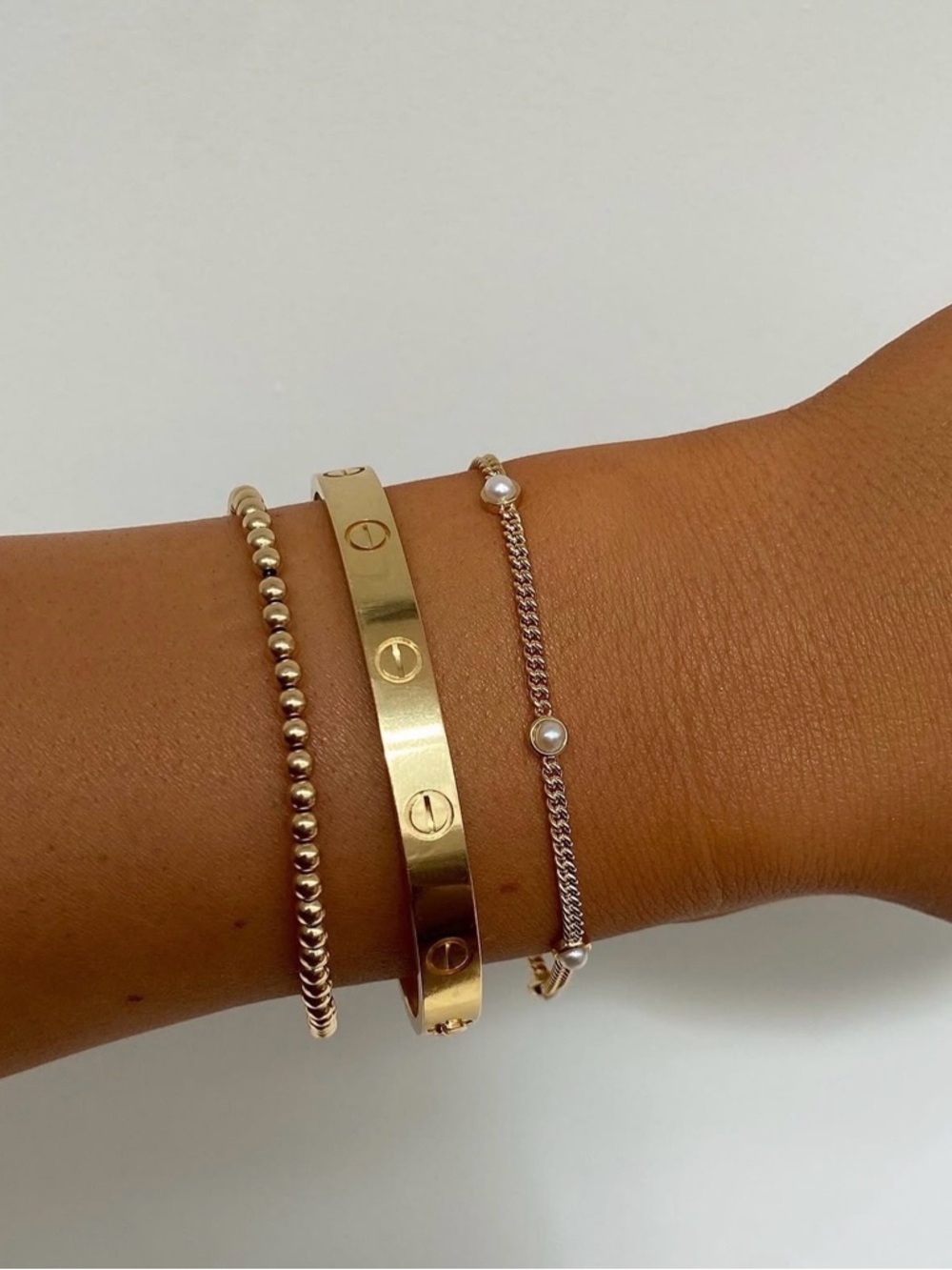 18 k Plated Cartier Imitation Bracelet